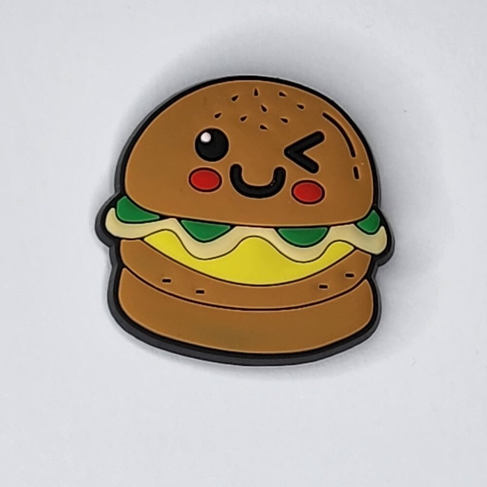 Hamburger Croc Charm | Jibbitz | Shoe decoration | NEW | Food Theme